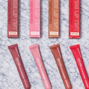 Peptide Lip Tint Set - Red, Pink, Brown